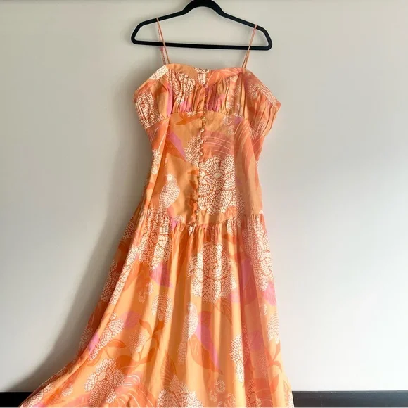 FARM Rio x Anthropologie Linen Blend Strapless Drop-Waist Maxi Dress Size XL - sanvalentin.cl FARM Rio x Anthropologie Linen Blend Strapless Drop-Waist Maxi Dress Size XL - sanvalentin.cl